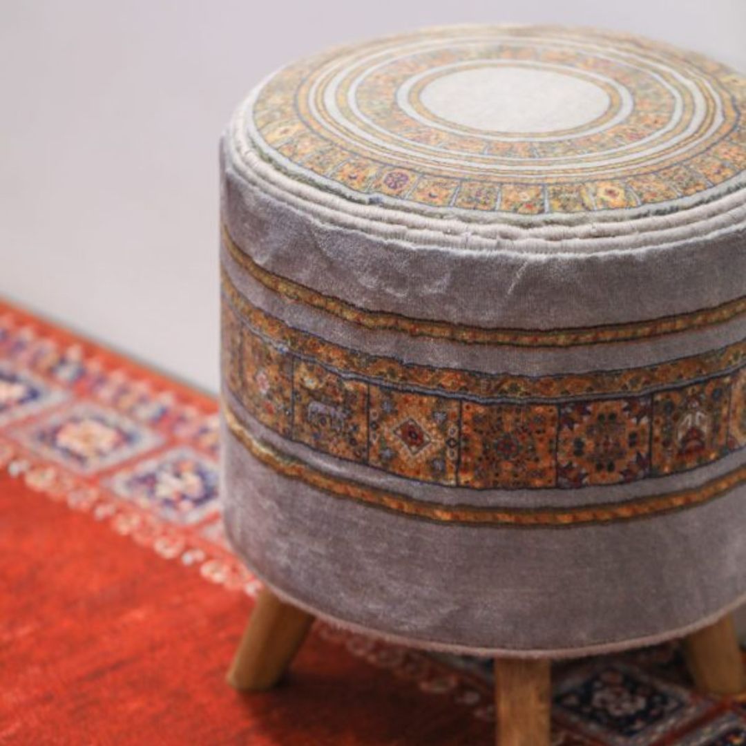 Merinos Persian Carpet Pouf