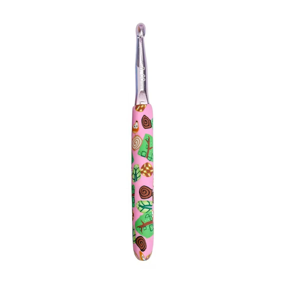 Handmayk Patterned Ceramic Crochet Hook (8mm)