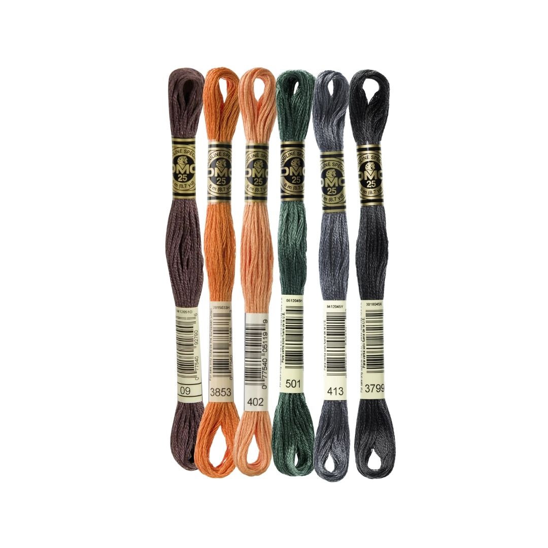 DMC Stranded Cotton Mouliné Spécial Embroidery Thread Colour Pack (A Frozen Fairytale)