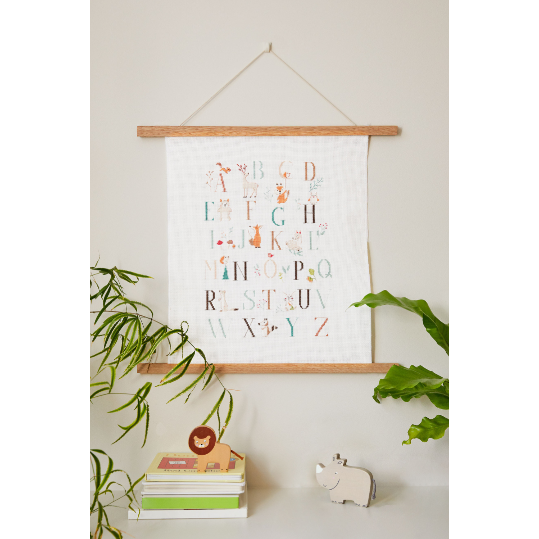 DMC Cross Stitch Kit - Gift of Stitch (Animal Alphabet Sampler)