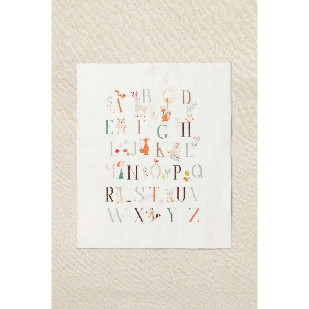 DMC Cross Stitch Kit - Gift of Stitch (Animal Alphabet Sampler)