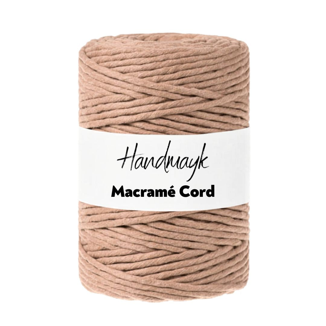 Handmayk Premium Macramé Cord (3mm) (Antique Peach)