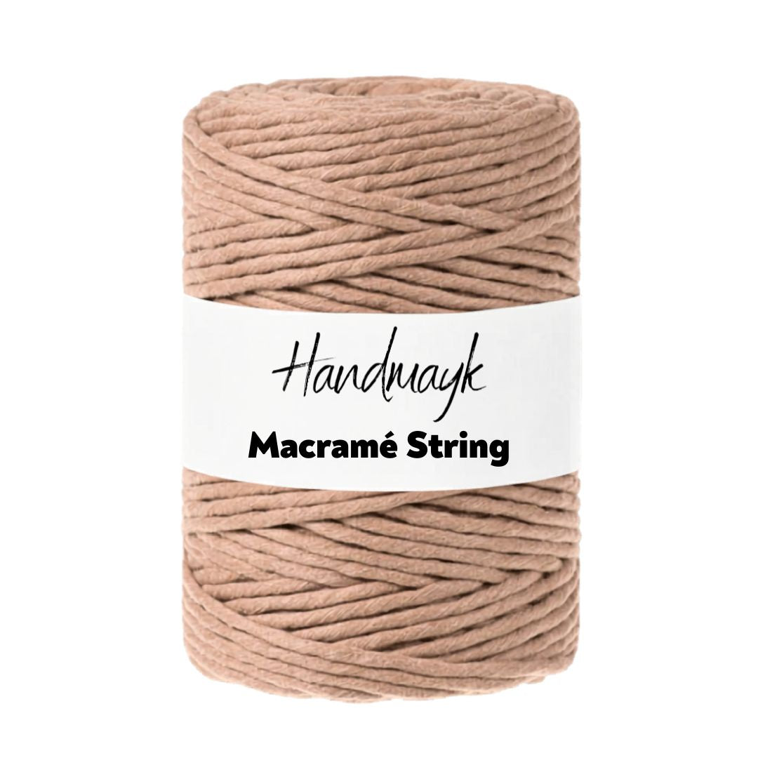 Handmayk Premium Macramé String (3mm) (Antique Peach)