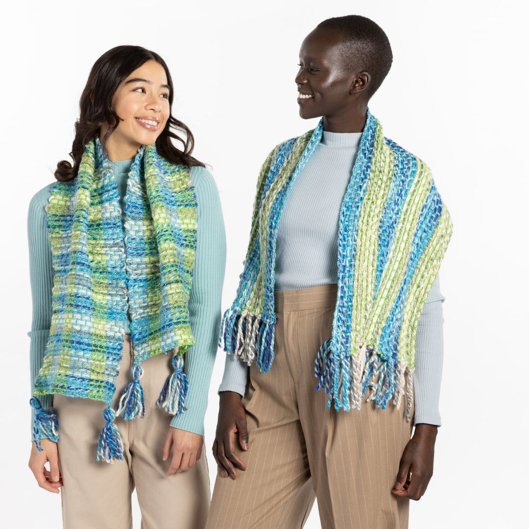 Bernat Quickweave Weaving Kit - Scarf Collection (Aqua Twist)