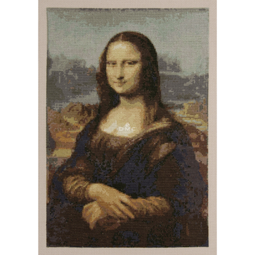 DMC Cross Stitch Kit - The Louvre Collection (Mona Lisa)