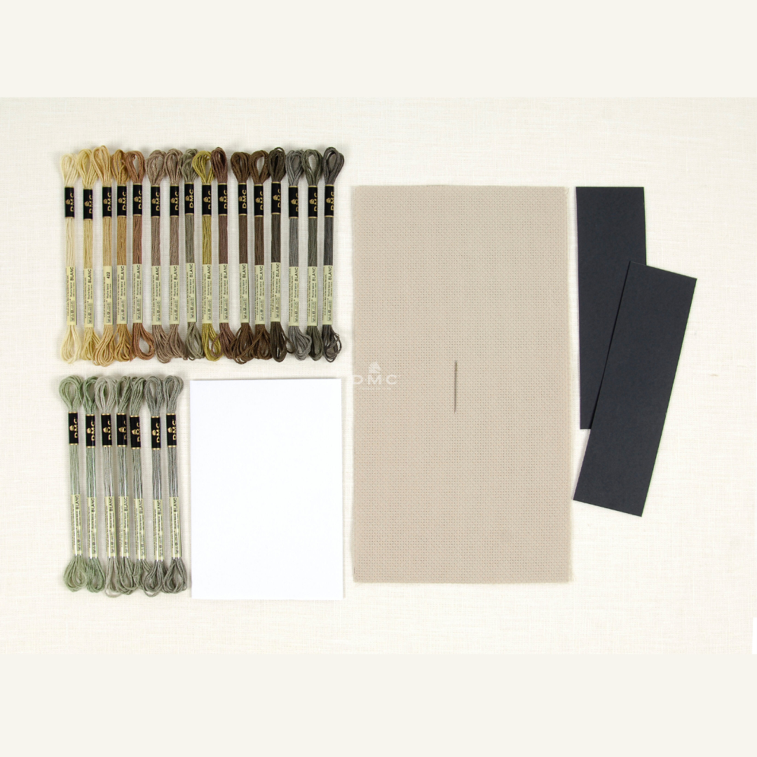 DMC Bookmark Cross Stitch Kit - The Louvre Collection (Mona Lisa)