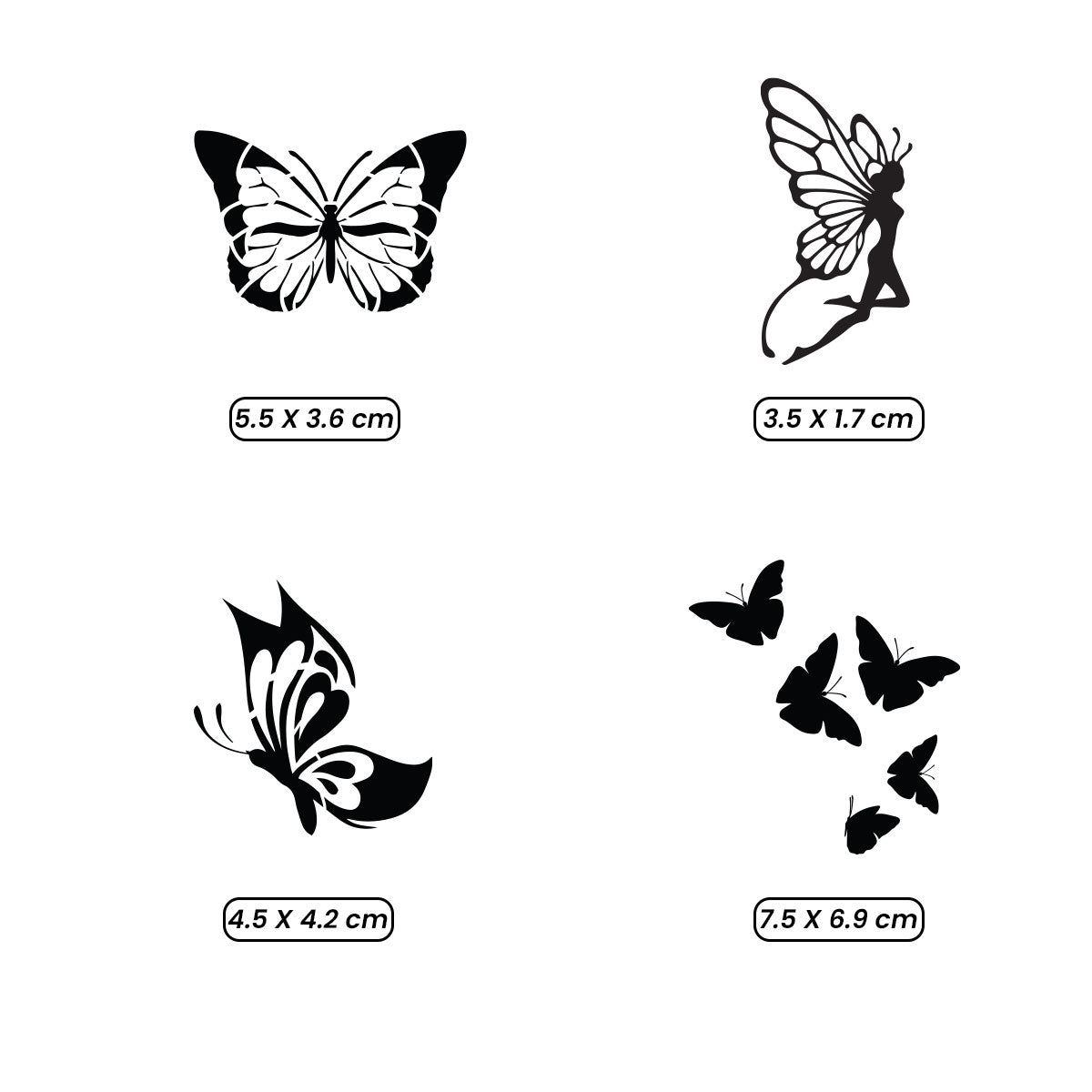 Le Inka Tattoos - Butterfly Collection