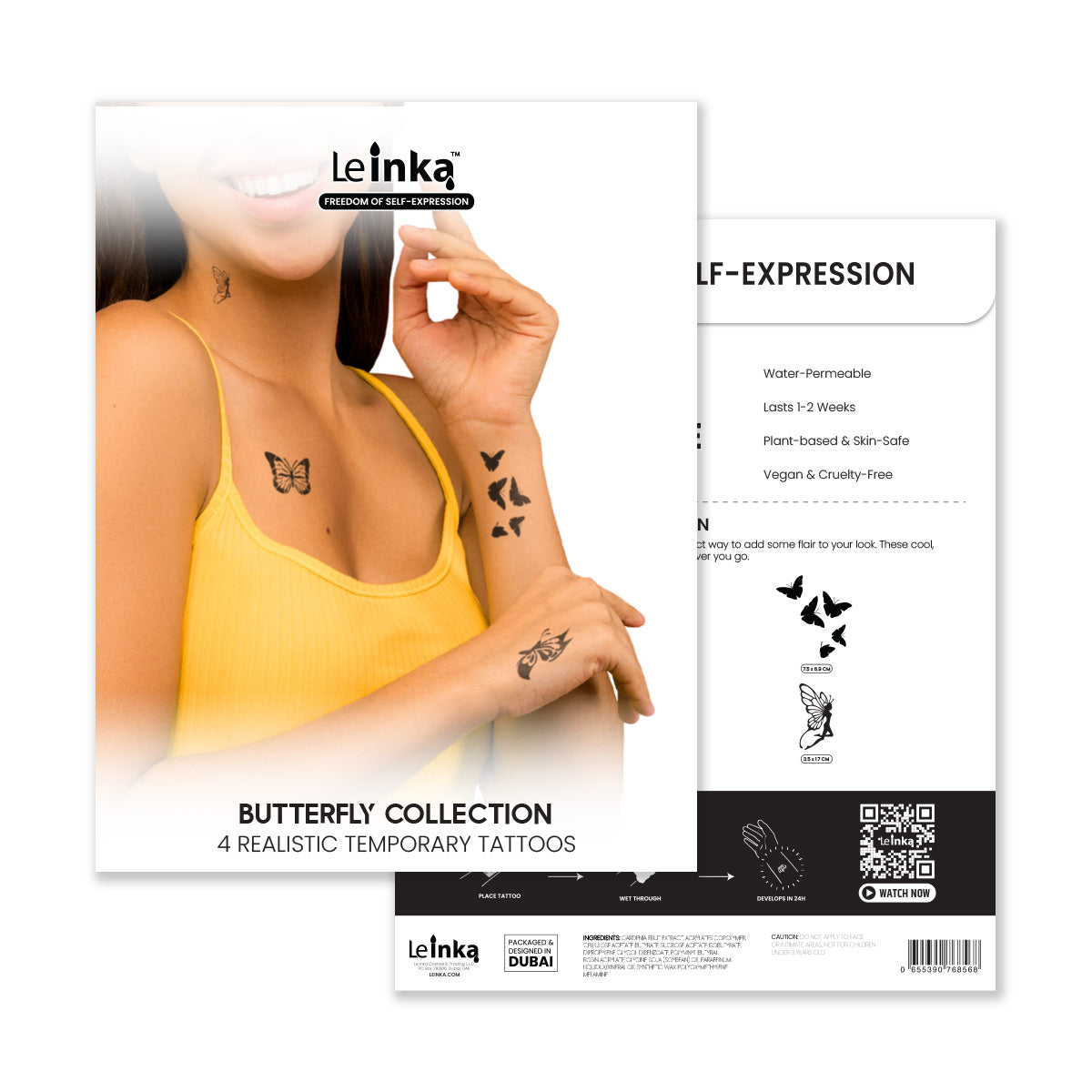 Le Inka Tattoos - Butterfly Collection