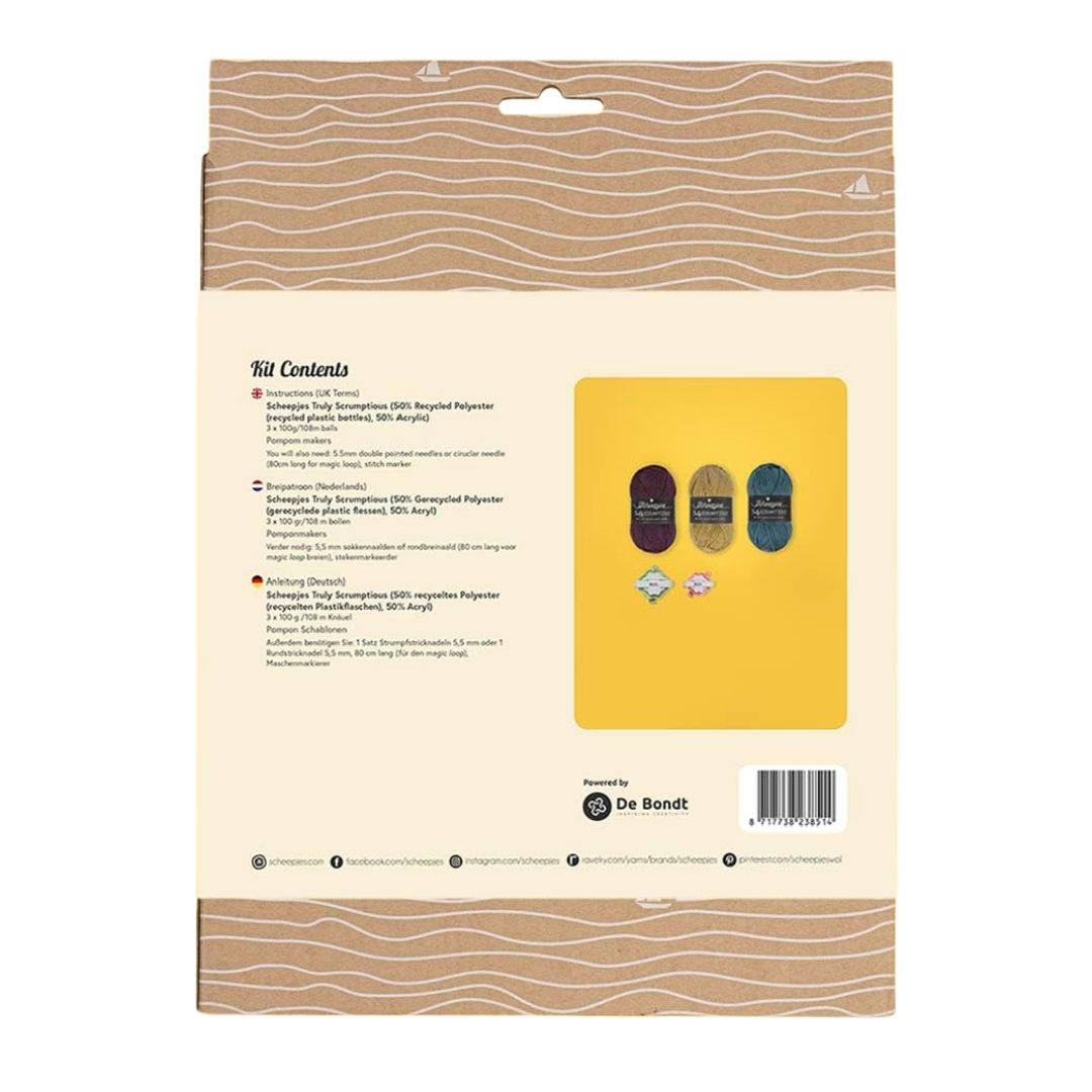 Scheepjes Knitting Kit - Pretty Little Things (Basic Bobble Beanie)