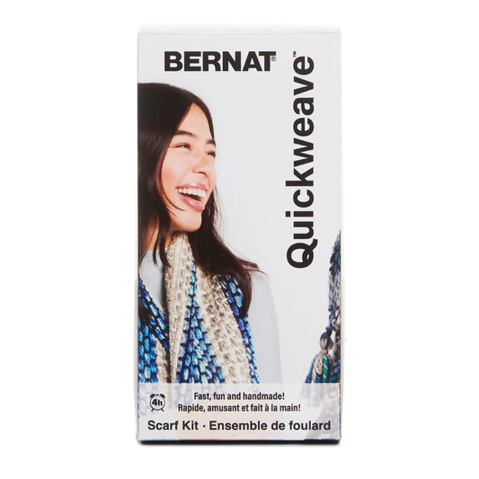 Bernat Quickweave Weaving Kit - Scarf Collection (Blue Tartan)