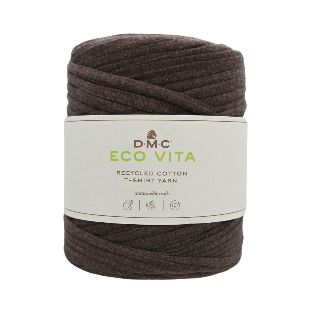 DMC Eco Vita T-Shirt Yarn (Brown 1)
