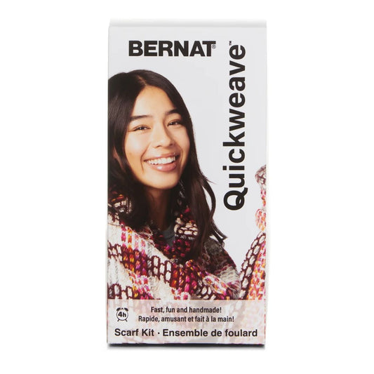 Bernat Quickweave Weaving Kit - Scarf Collection (Burgundy Tartan)