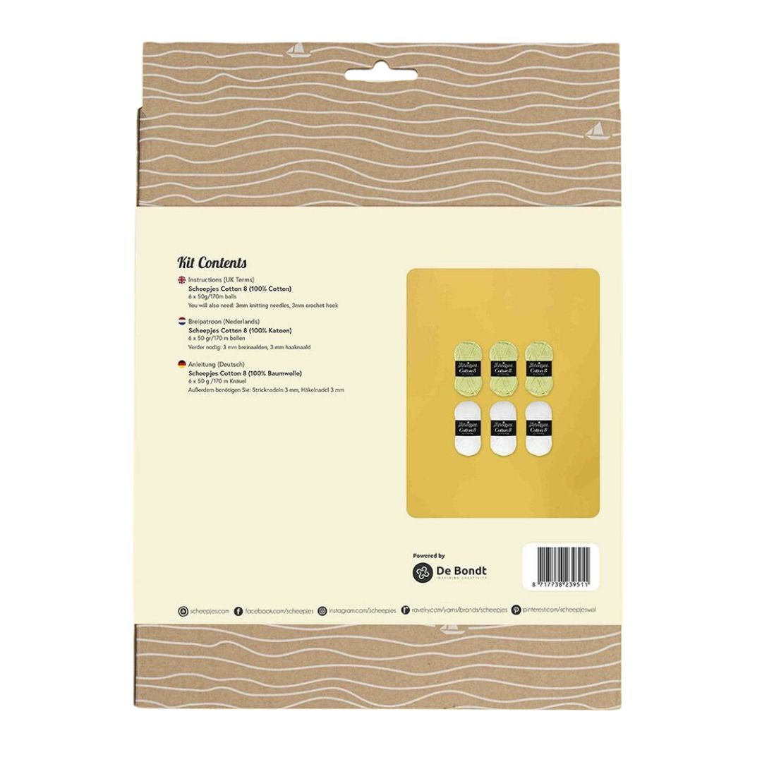 Scheepjes Knitting Kit - Pretty Little Things (Clean Sweep Tea Towels)
