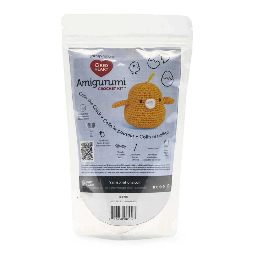 Red Heart Amigurumi Kit - Animals (Colin the Chick)