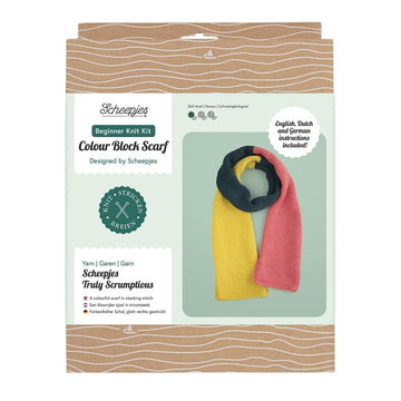 Scheepjes Knitting Kit - Scheepjes Design (Colour Block Scarf)