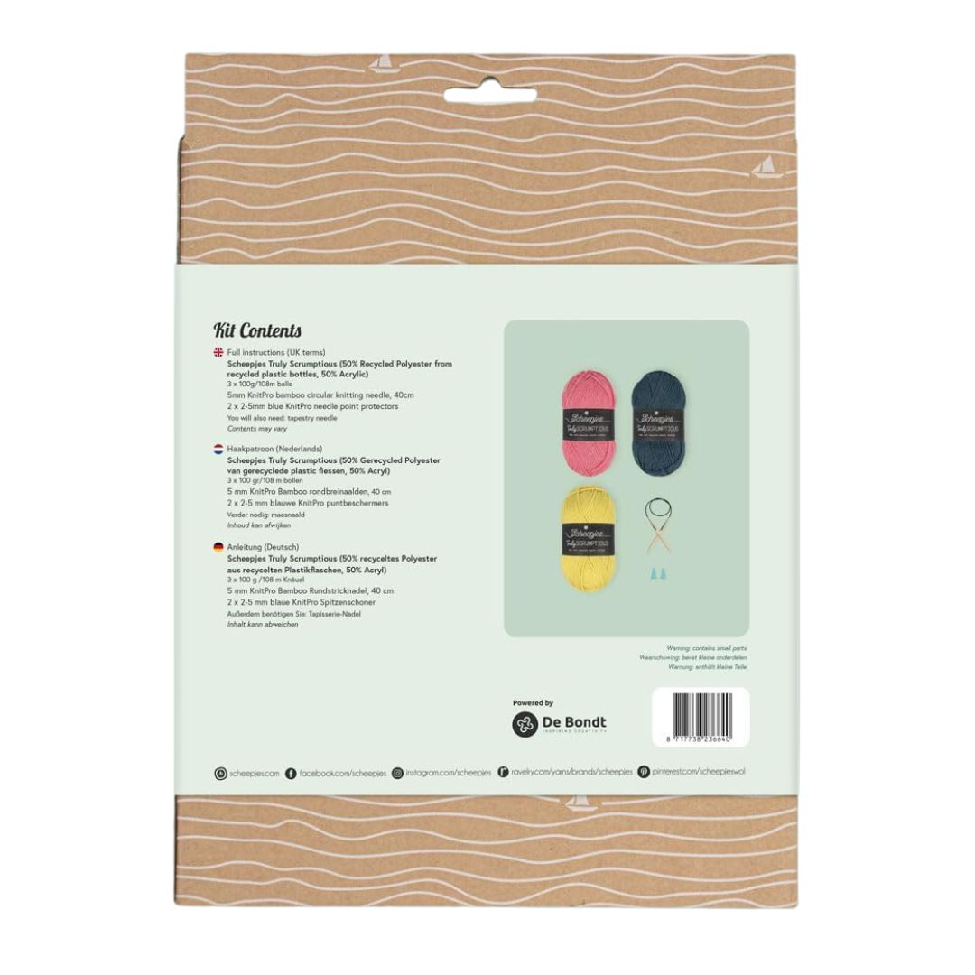 Scheepjes Knitting Kit - Scheepjes Design (Colour Block Scarf)