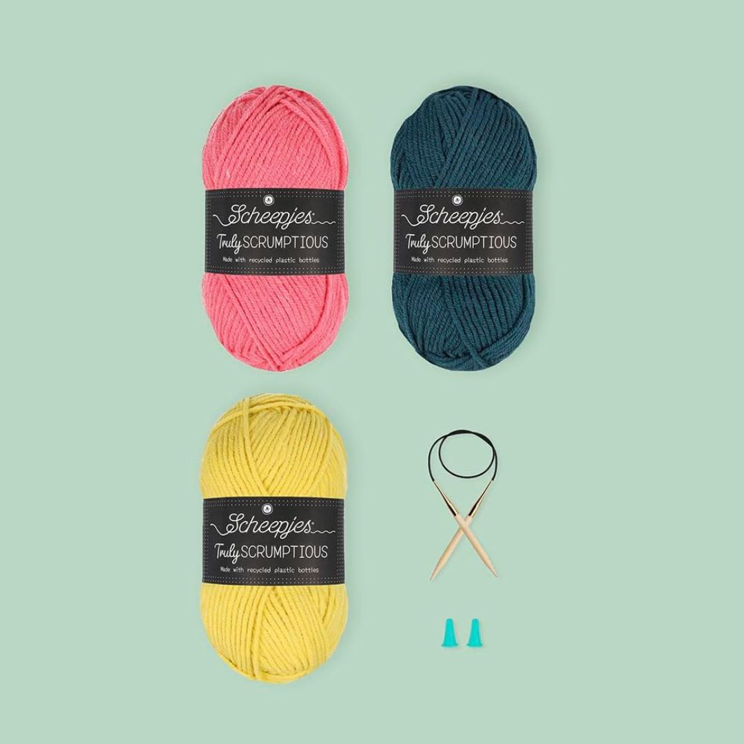 Scheepjes Knitting Kit - Scheepjes Design (Colour Block Scarf)