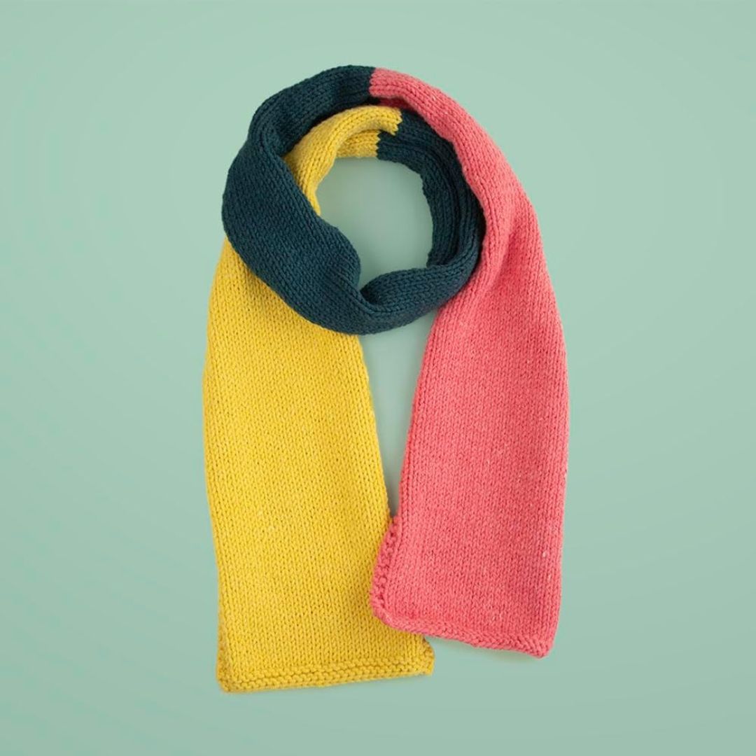 Scheepjes Knitting Kit - Scheepjes Design (Colour Block Scarf)