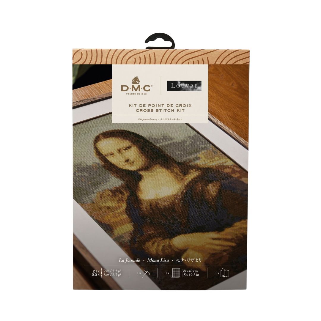 DMC Cross Stitch Kit - Louvre (Mona Lisa)