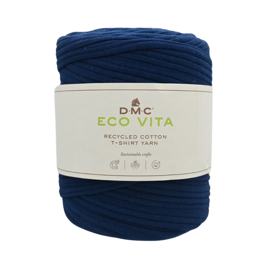 DMC Eco Vita T-Shirt Yarn (Dark Blue 1)