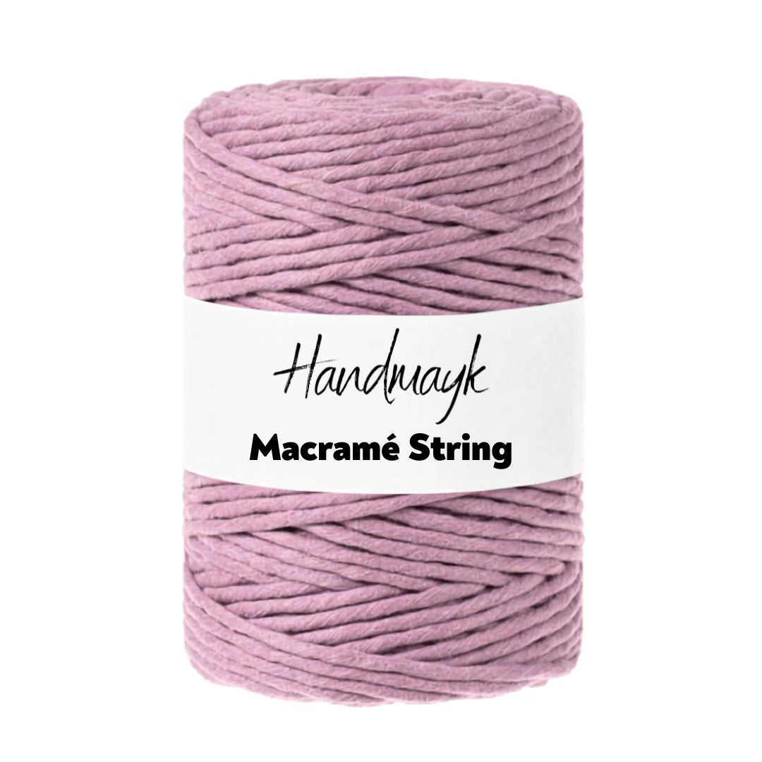 Handmayk Premium Macramé String (3mm) (Dusty Rose)