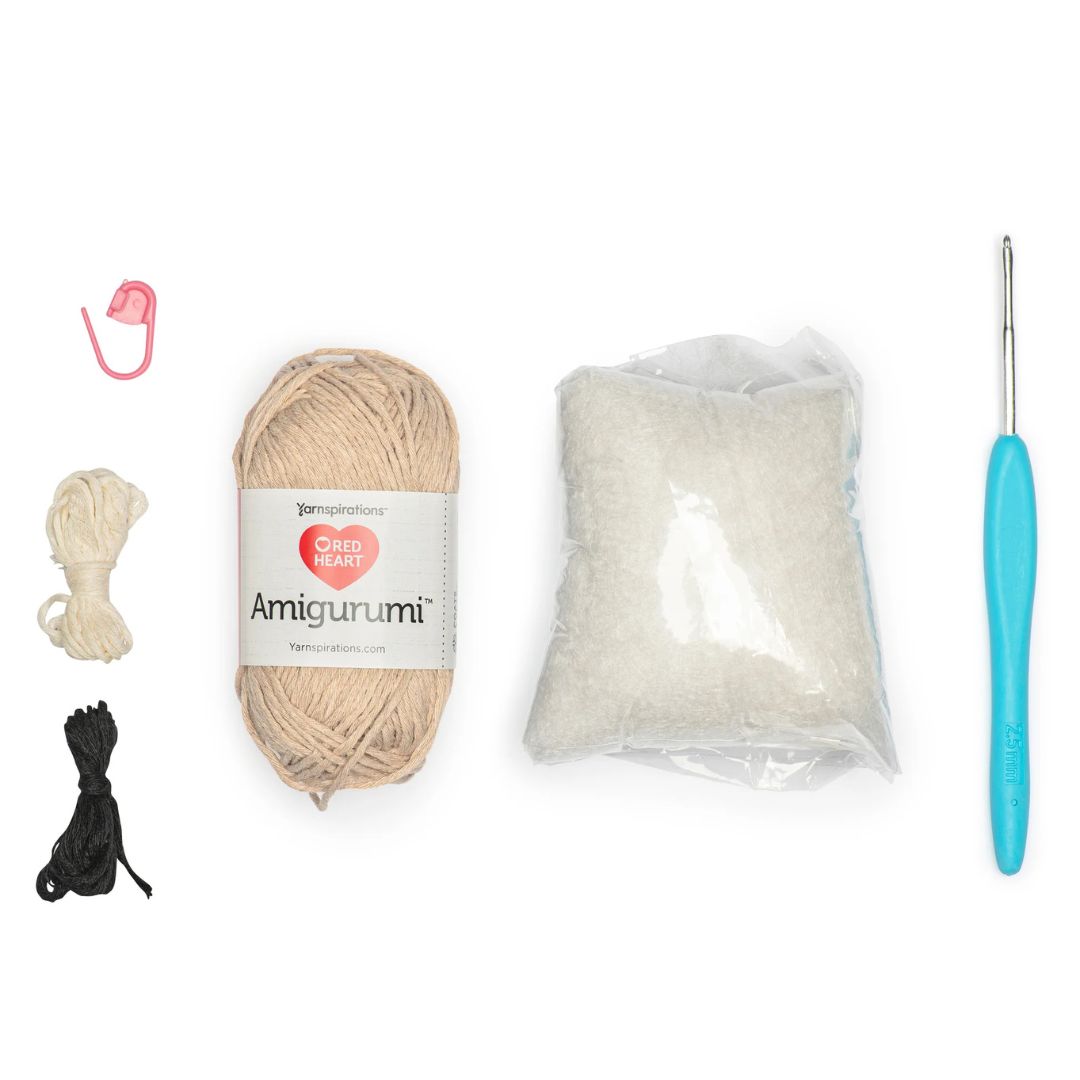 Red Heart Amigurumi Kit - Animals (Eddy the Bear)