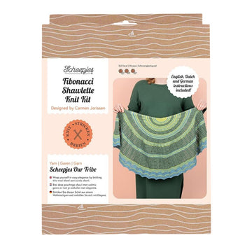 Scheepjes Knitting Kit - Scheepjes Design (Fibonacci Shawlette)