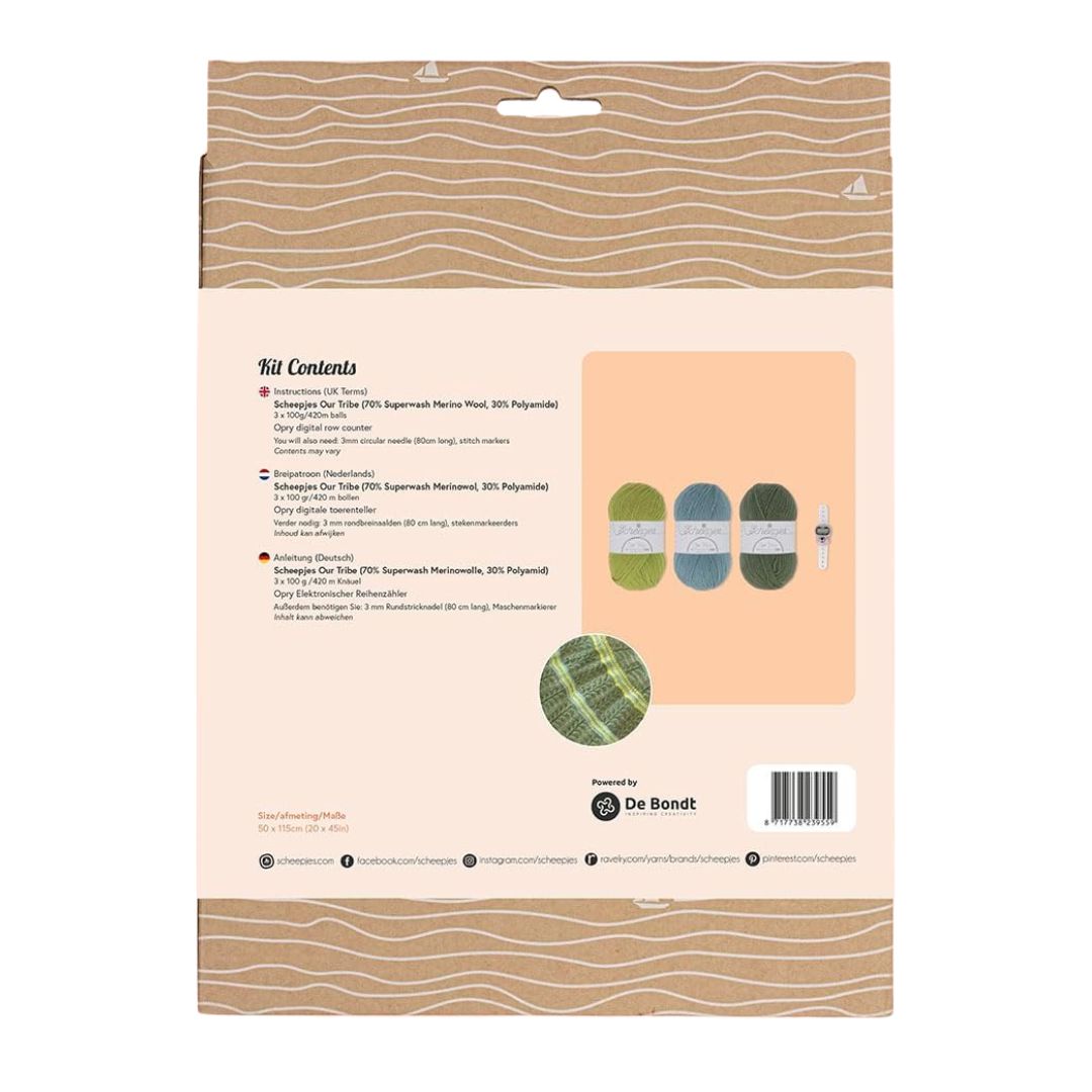 Scheepjes Knitting Kit - Scheepjes Design (Fibonacci Shawlette)