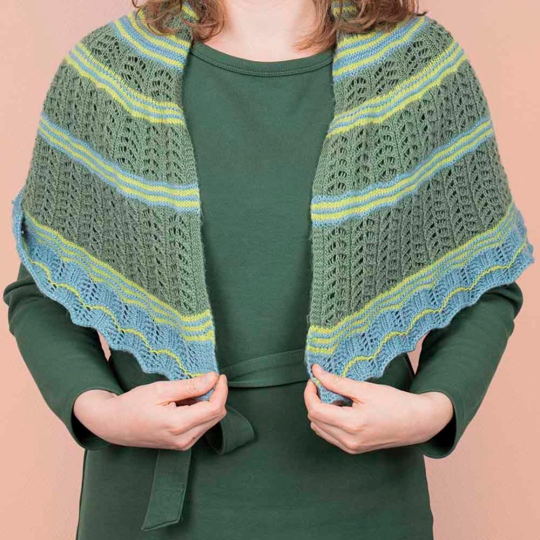 Scheepjes Knitting Kit - Scheepjes Design (Fibonacci Shawlette)