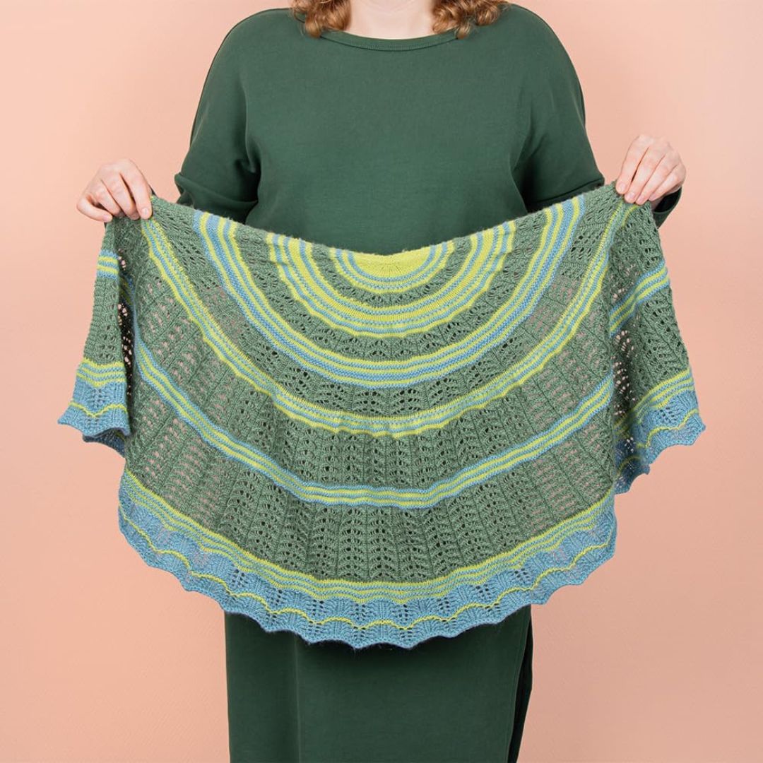 Scheepjes Knitting Kit - Scheepjes Design (Fibonacci Shawlette)
