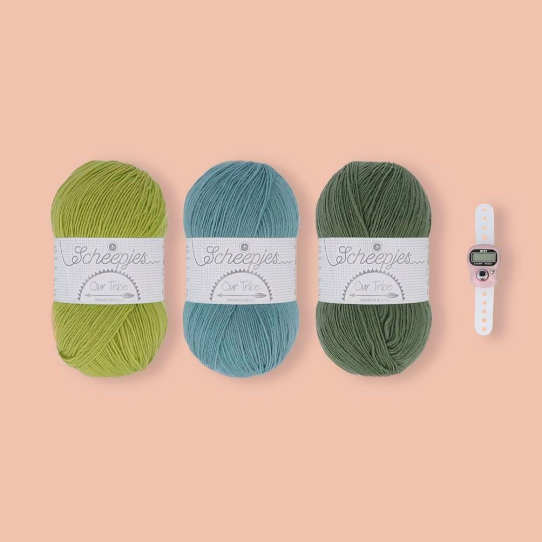 Scheepjes Knitting Kit - Scheepjes Design (Fibonacci Shawlette)