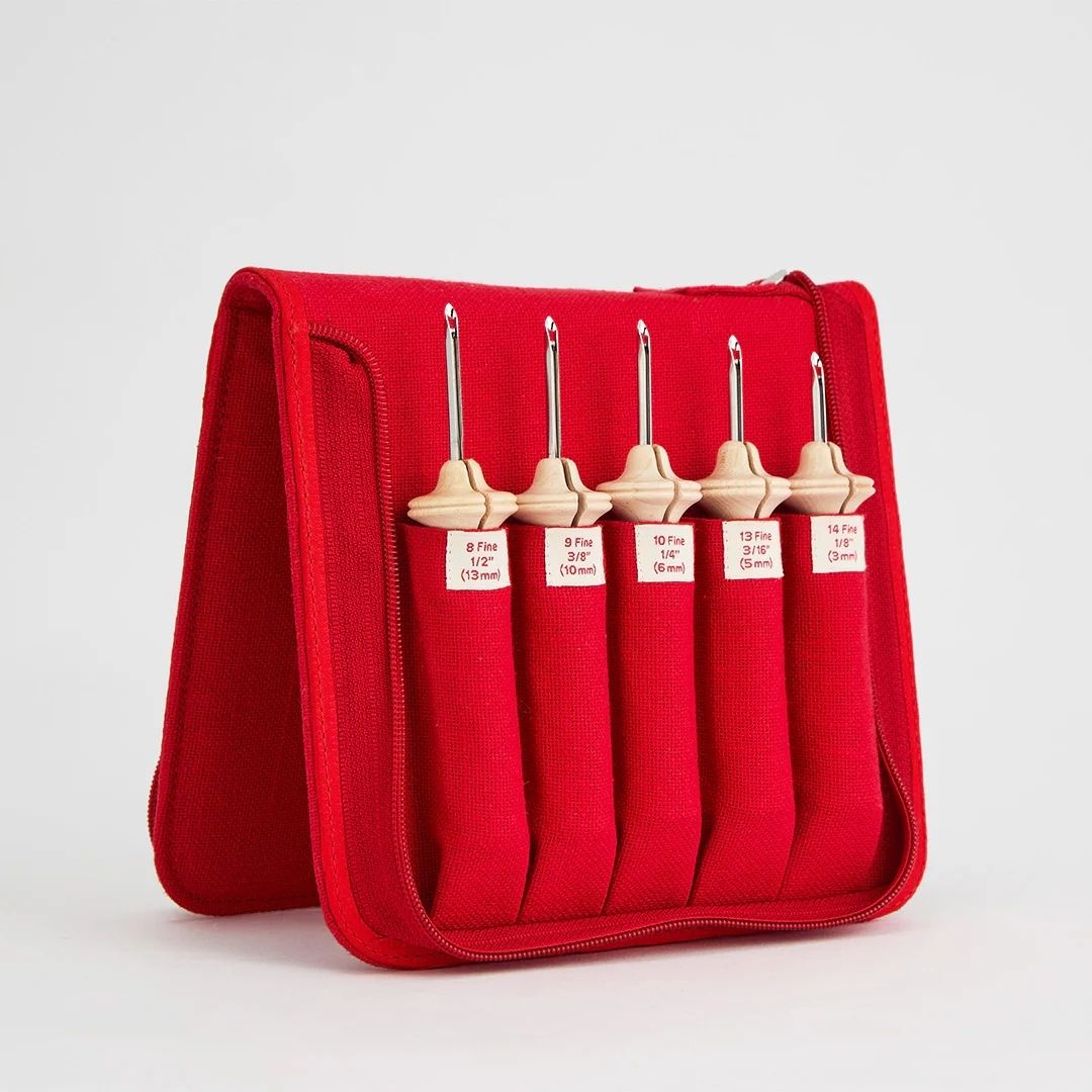 The Oxford Company Natural Punch Needle Set (Fine Point