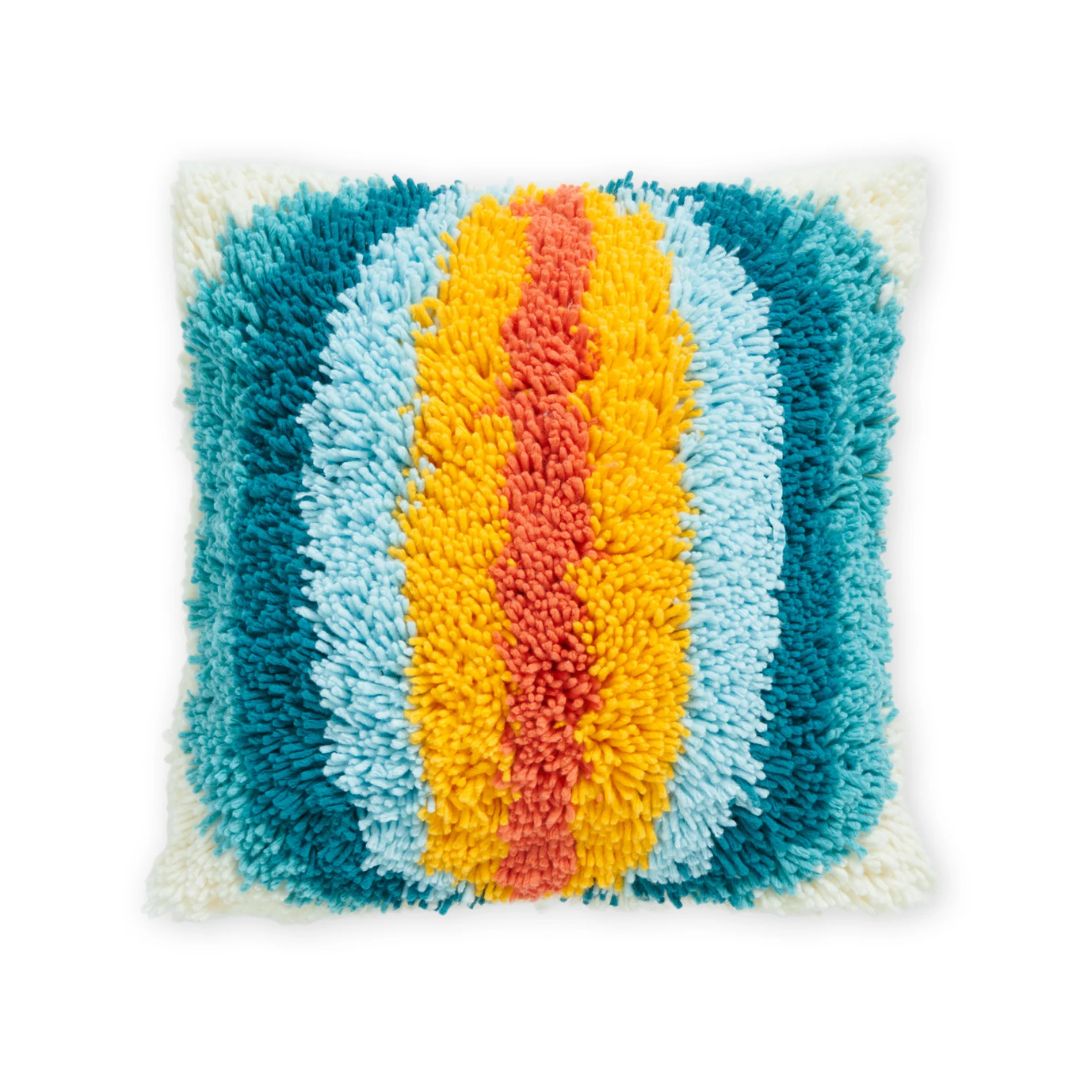 Bernat Latch It Latch Hook Kit - Fleece Pillow Cover (Flip)