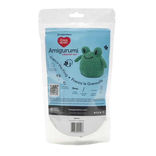 Red Heart Amigurumi Kit - Animals (Franco the Frog)