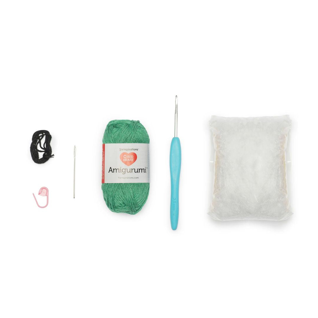 Red Heart Amigurumi Kit - Animals (Franco the Frog)