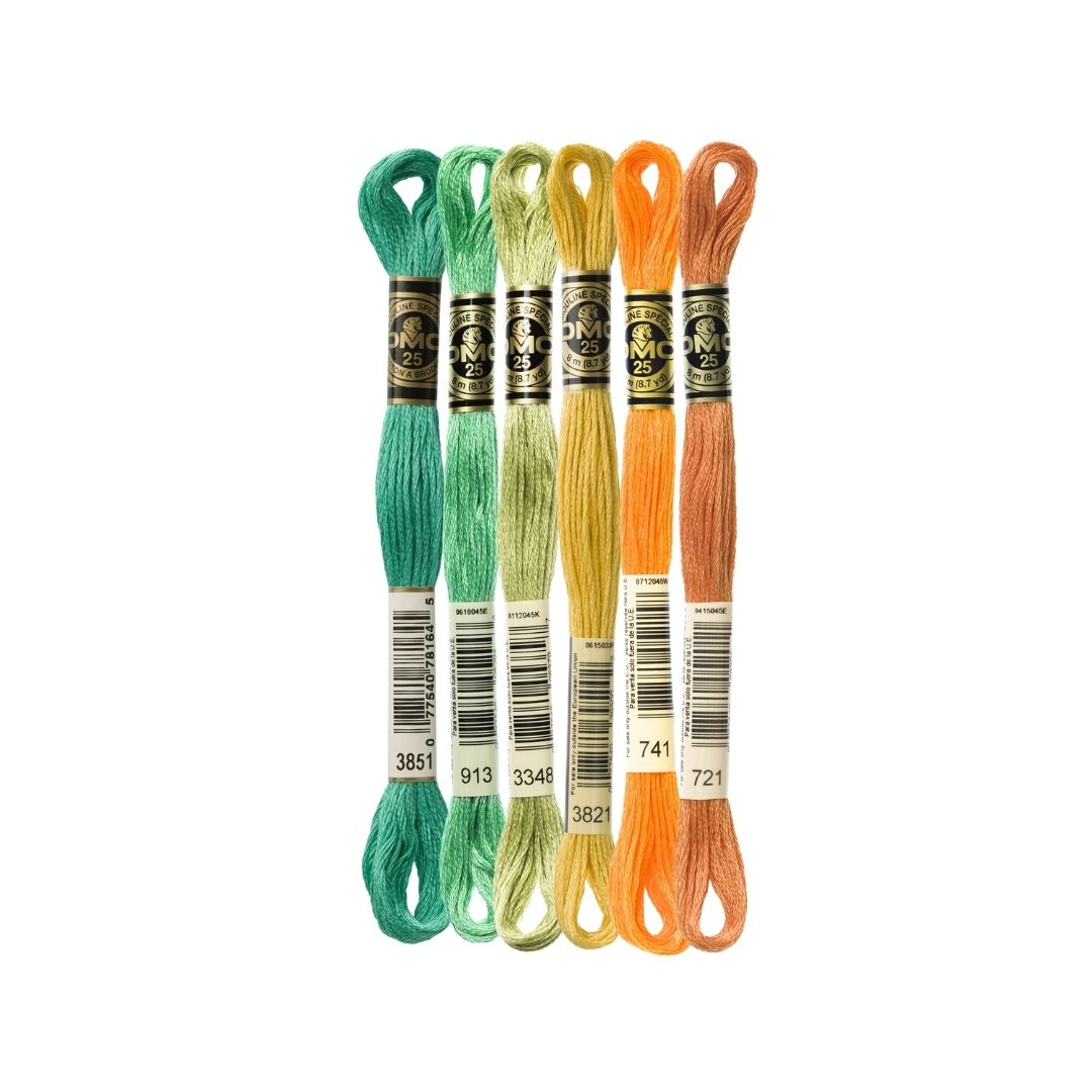 DMC Stranded Cotton Mouliné Spécial Embroidery Thread Colour Pack (Freedom of Skies)