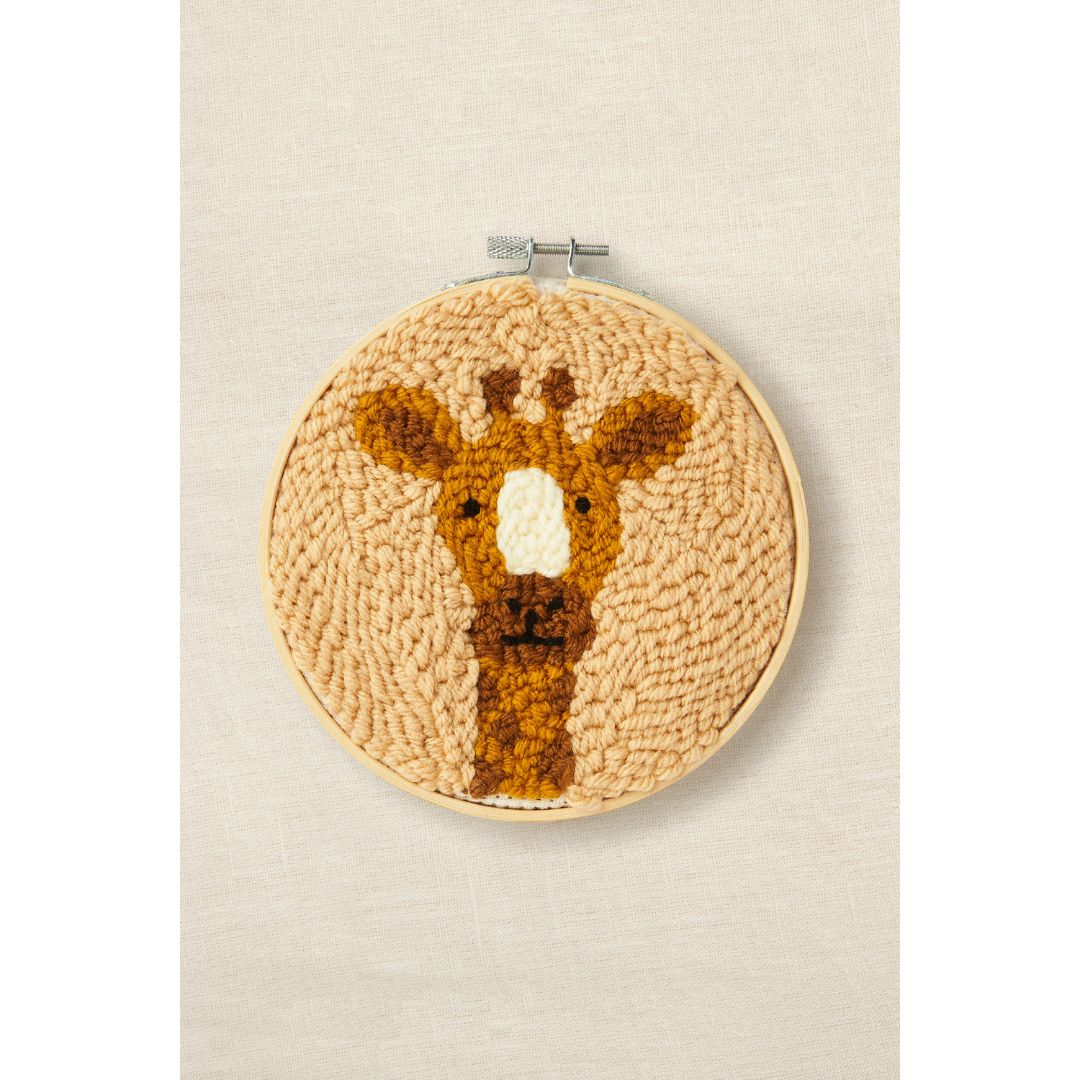 DMC Punch Needle Kit - Gift of Stitch (George Giraffe)