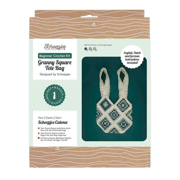 Scheepjes Crochet Kit - Scheepjes Design (Granny Square Tote Bag)