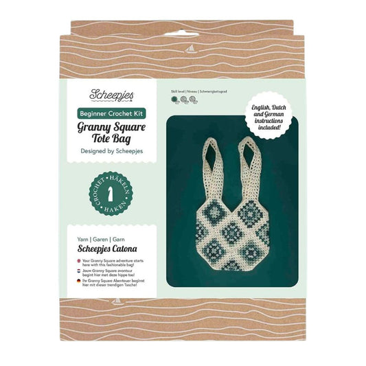 Scheepjes Crochet Kit - Scheepjes Design (Granny Square Tote Bag)
