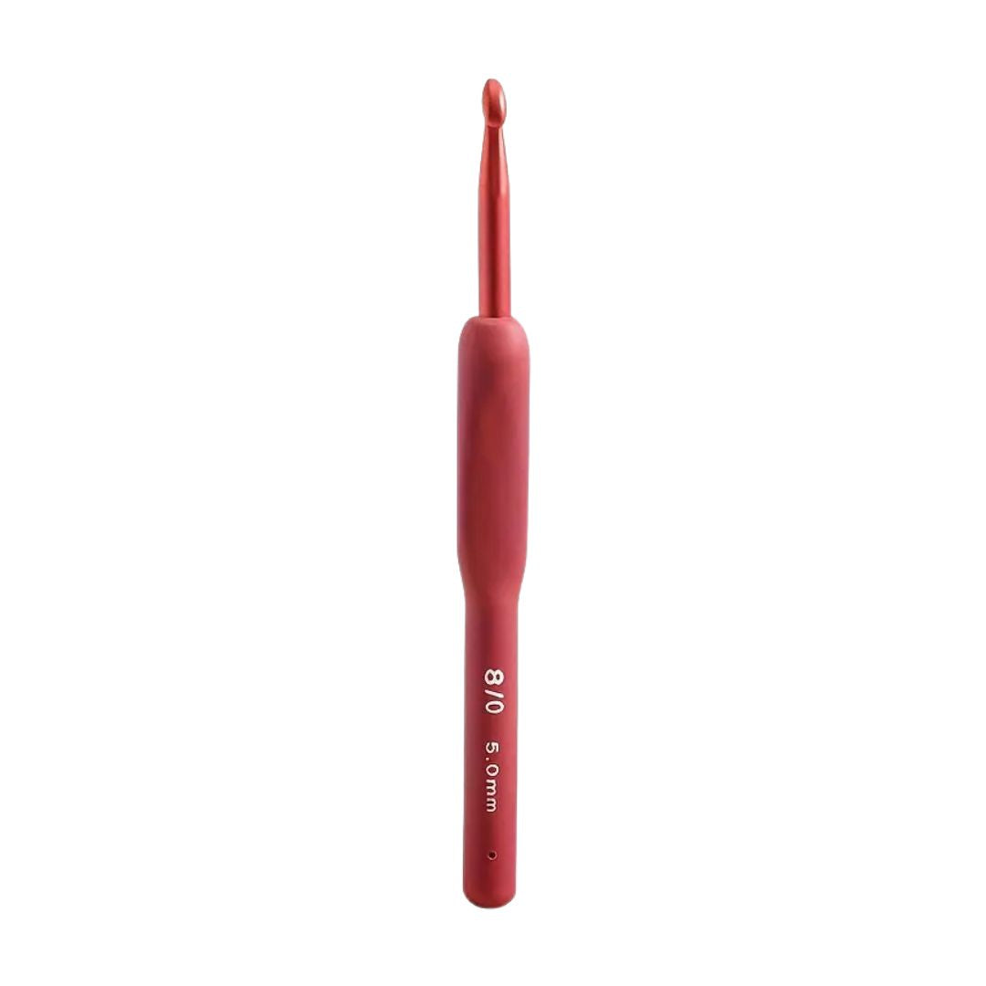 Handmayk Basic Red Crochet Hook (5mm)