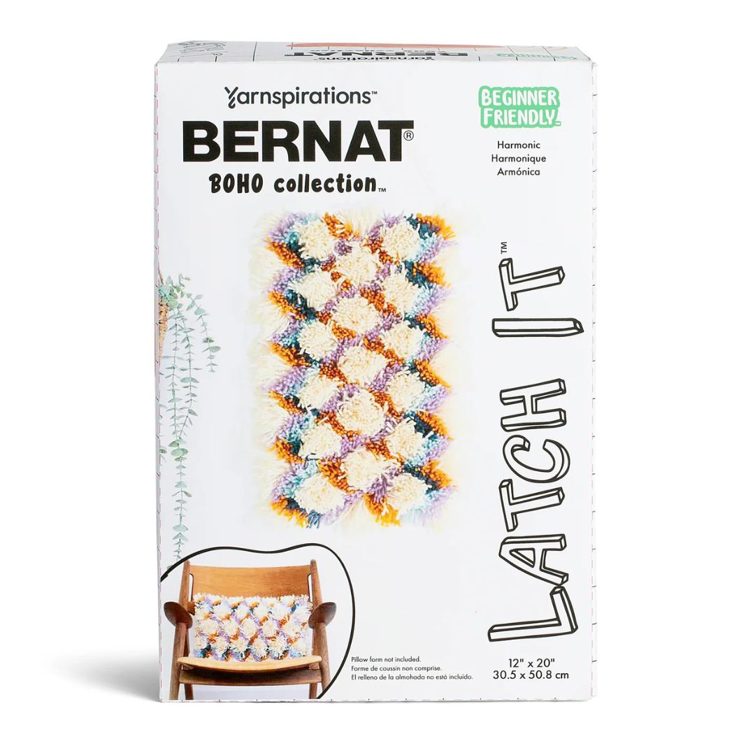 Bernat Latch It Latch Hook Kit - Boho (Harmonic)