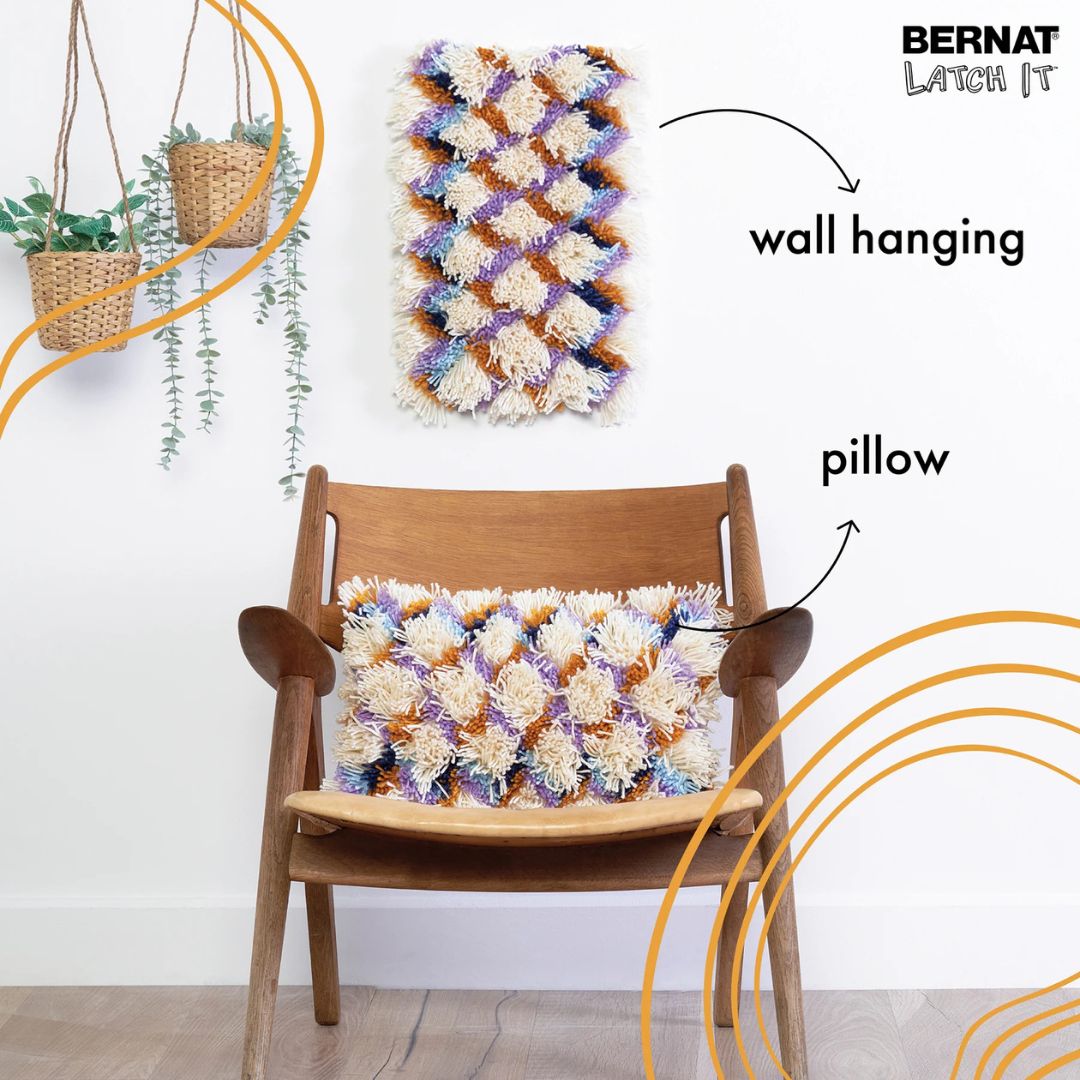 Bernat Latch It Latch Hook Kit - Boho (Harmonic)