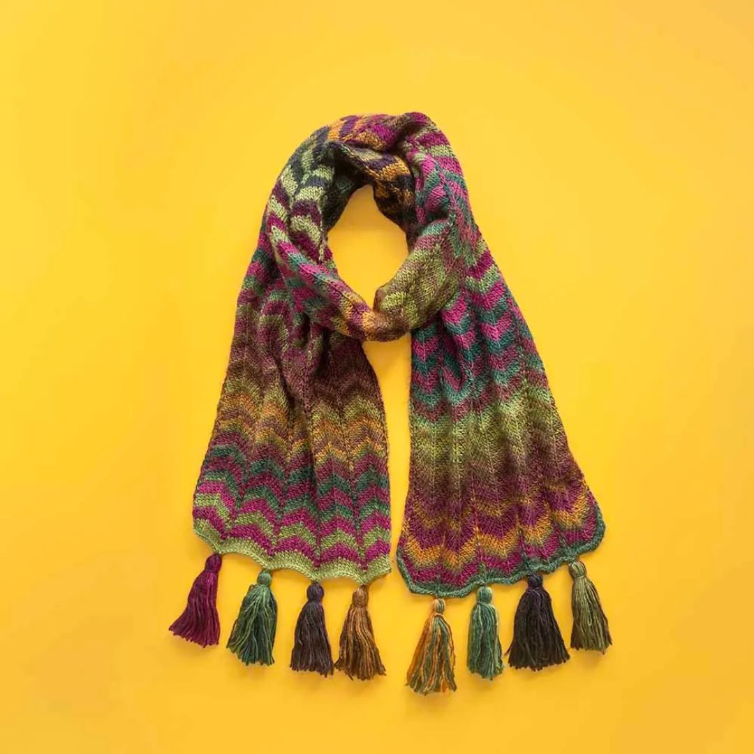 Scheepjes Knitting Kit - Pretty Little Things (Harvest Scarf)