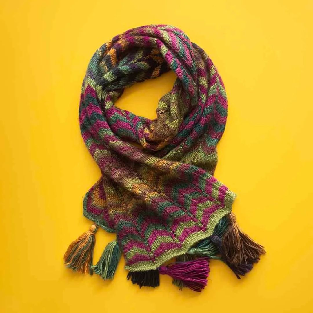 Scheepjes Knitting Kit - Pretty Little Things (Harvest Scarf)