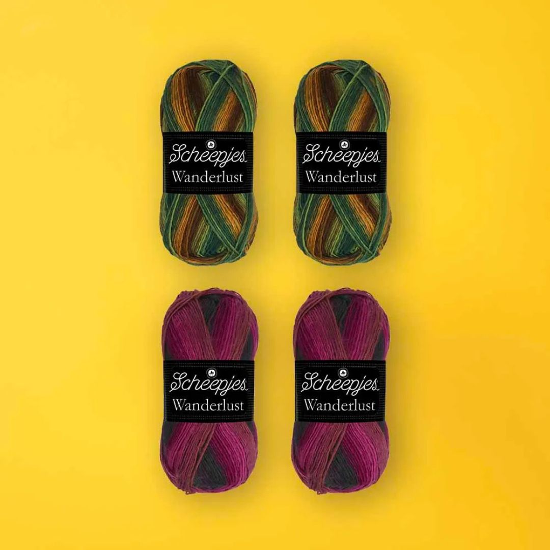 Scheepjes Knitting Kit - Pretty Little Things (Harvest Scarf)