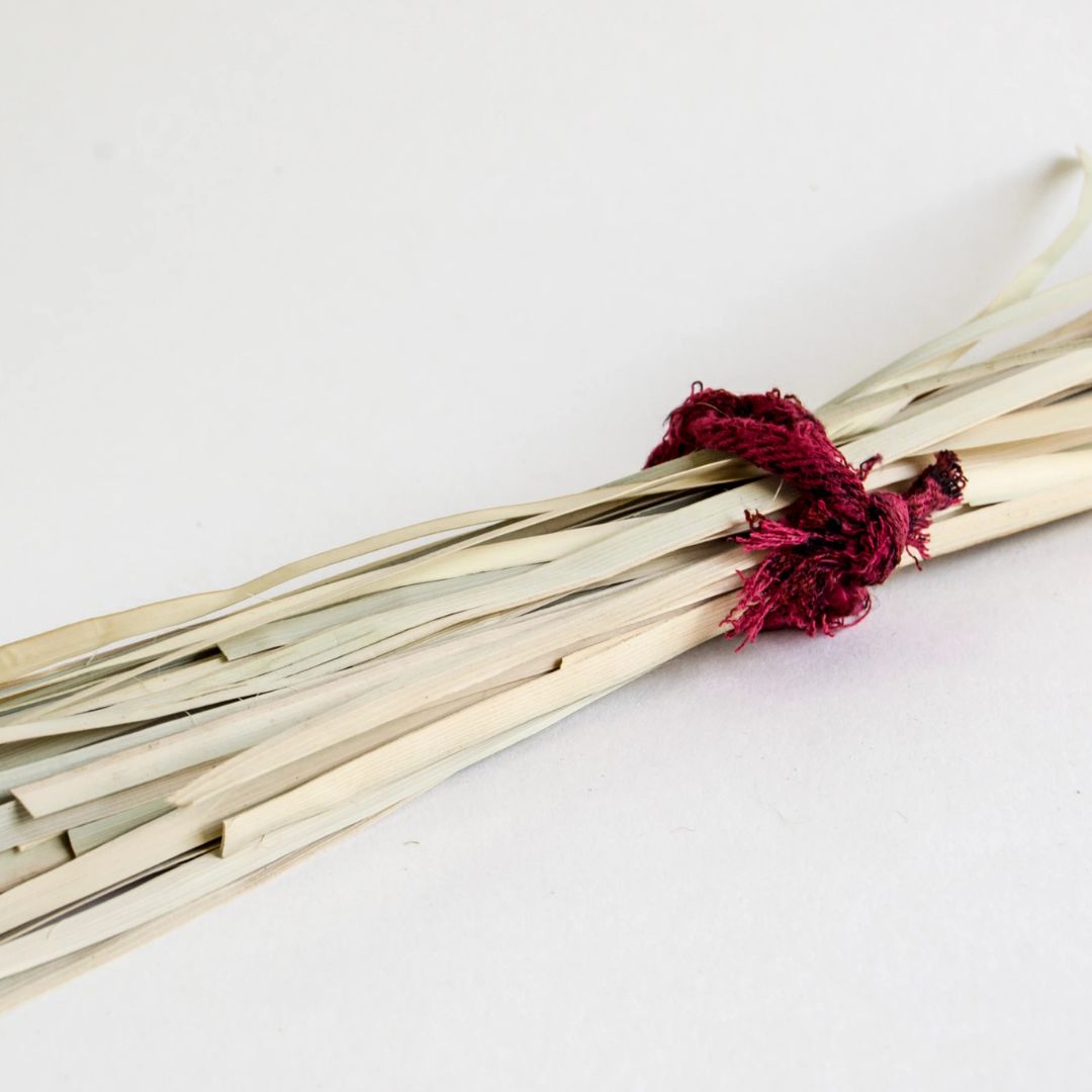 Natural Khous Palm Leaf Strips for Weaving