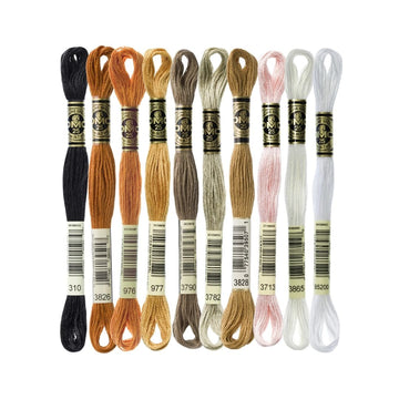 DMC Stranded Cotton Mouliné Spécial Embroidery Thread Colour Pack (Kittens)