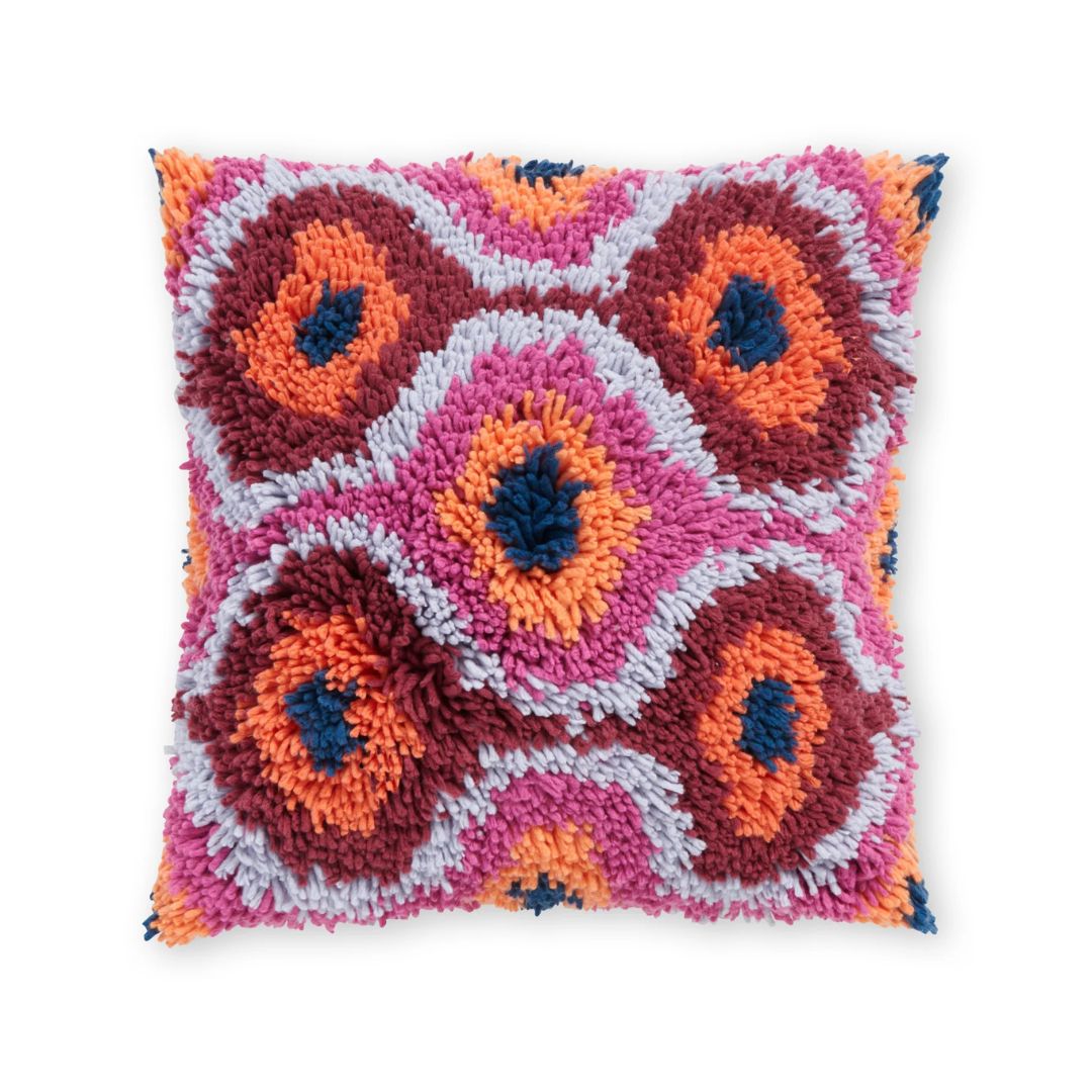Bernat Latch It Latch Hook Kit - Fleece Pillow Cover (Lava Lamp)
