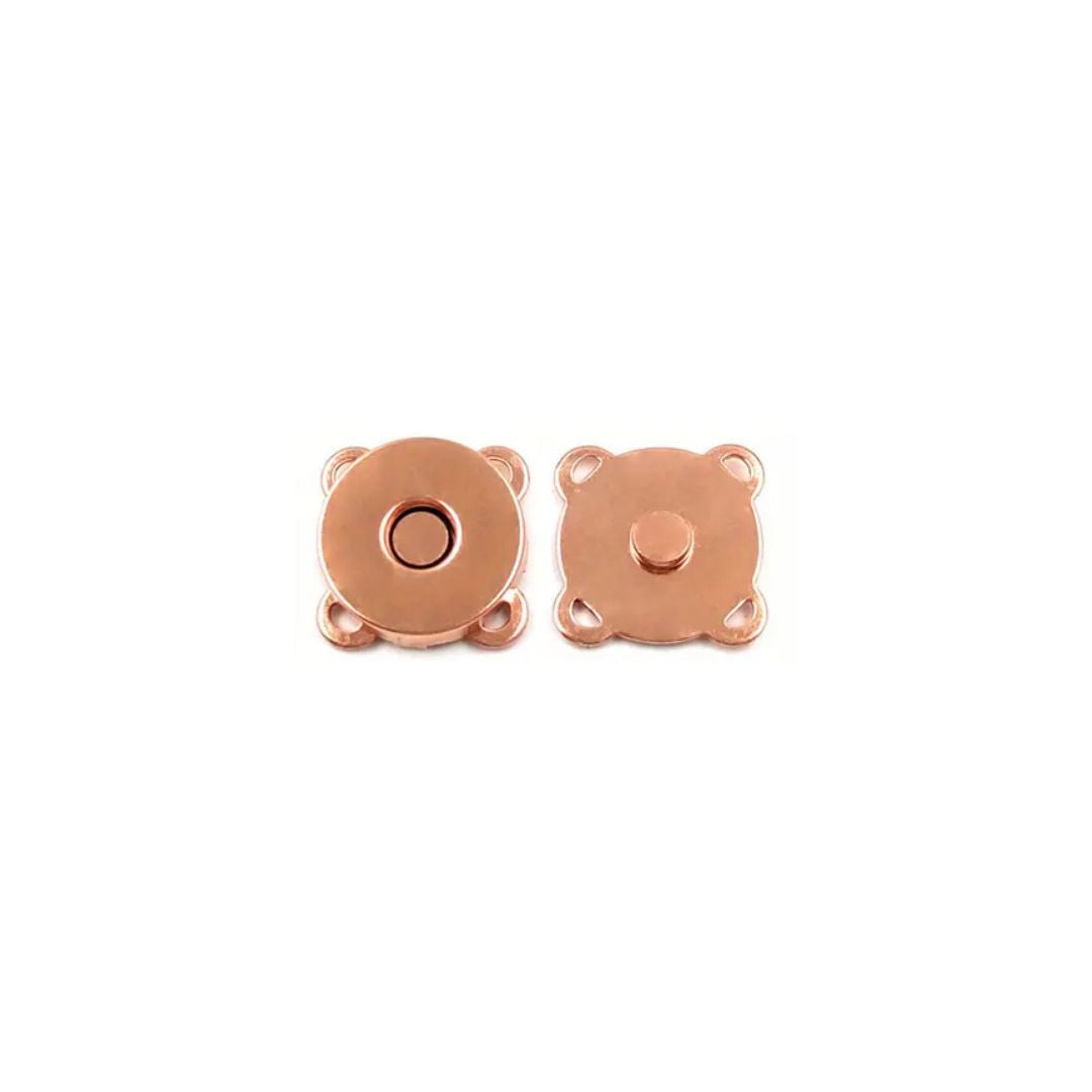 Handmayk Sew-On Magnetic Snap Buttons (Pack of 6) (Rose Gold)