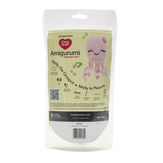 Red Heart Amigurumi Kit - Animals (Molly the Octopus)